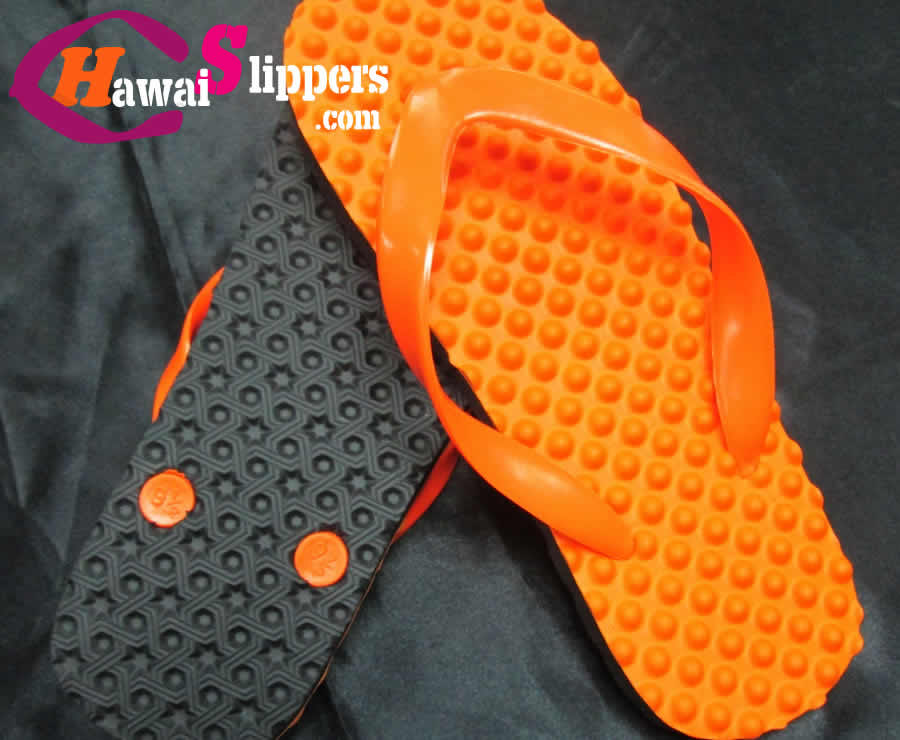 Healthy Foot Massager Flip-flops Round Bubbles » HawaiSlippers.Com